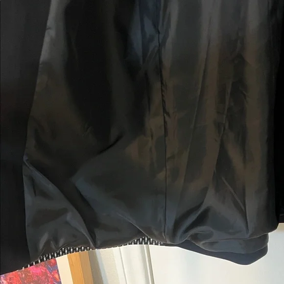 Calvin Klein Women's Black and White Long Blazer / Coat - Picture 10 of 12